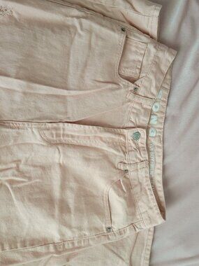 S.O.N.G. Authentic Color (pink) Denim, High waist 90's Boyfriend Jeans